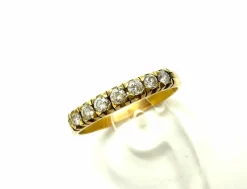 Bague Rivière avec diamants années 1960