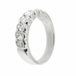 Bague Rivière avec diamants 1,19 ct