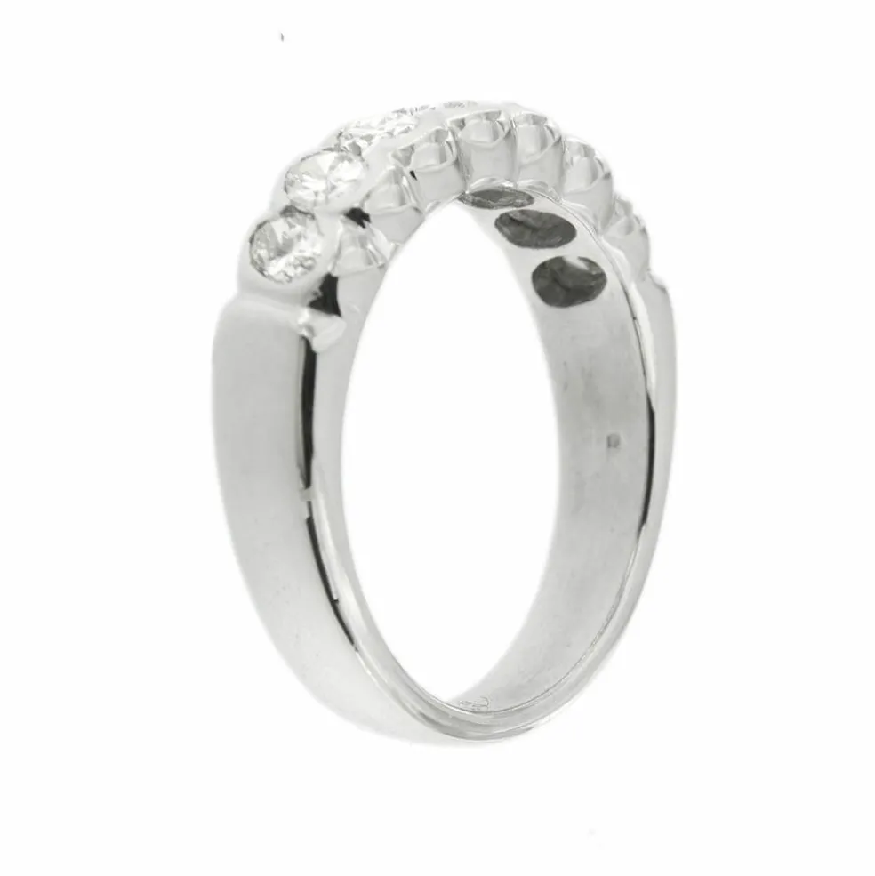 Bague Rivière avec diamants 1,19 ct