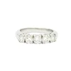 Bague Rivière en or blanc 1,25 ct