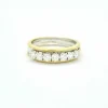 Bague Rivière Recarlo en or blanc et jaune