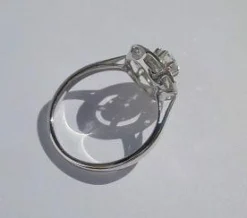 Bague ronde Art Déco diamants