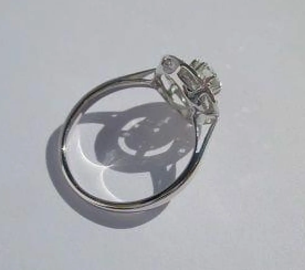 Bague ronde Art Déco diamants