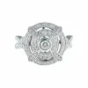 Bague Ronde Double entourage Diamants