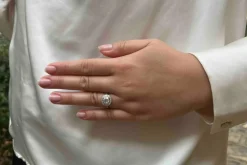 Bague ronde Platine Diamant