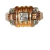 Bague Rétro 1949 or et diamants