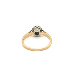 Bague Rétro Diamant Or