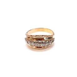Bague Rétro diamants