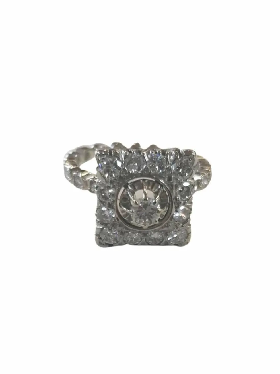 Bague Rétro diamants
