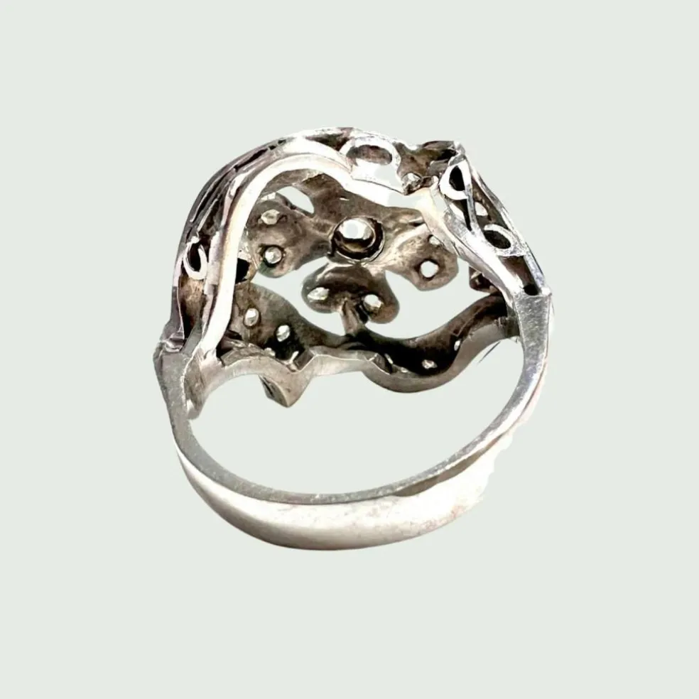 Bague Rétro Diamants