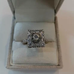 Bague Rétro diamants