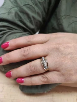 Bague Rétro diamants