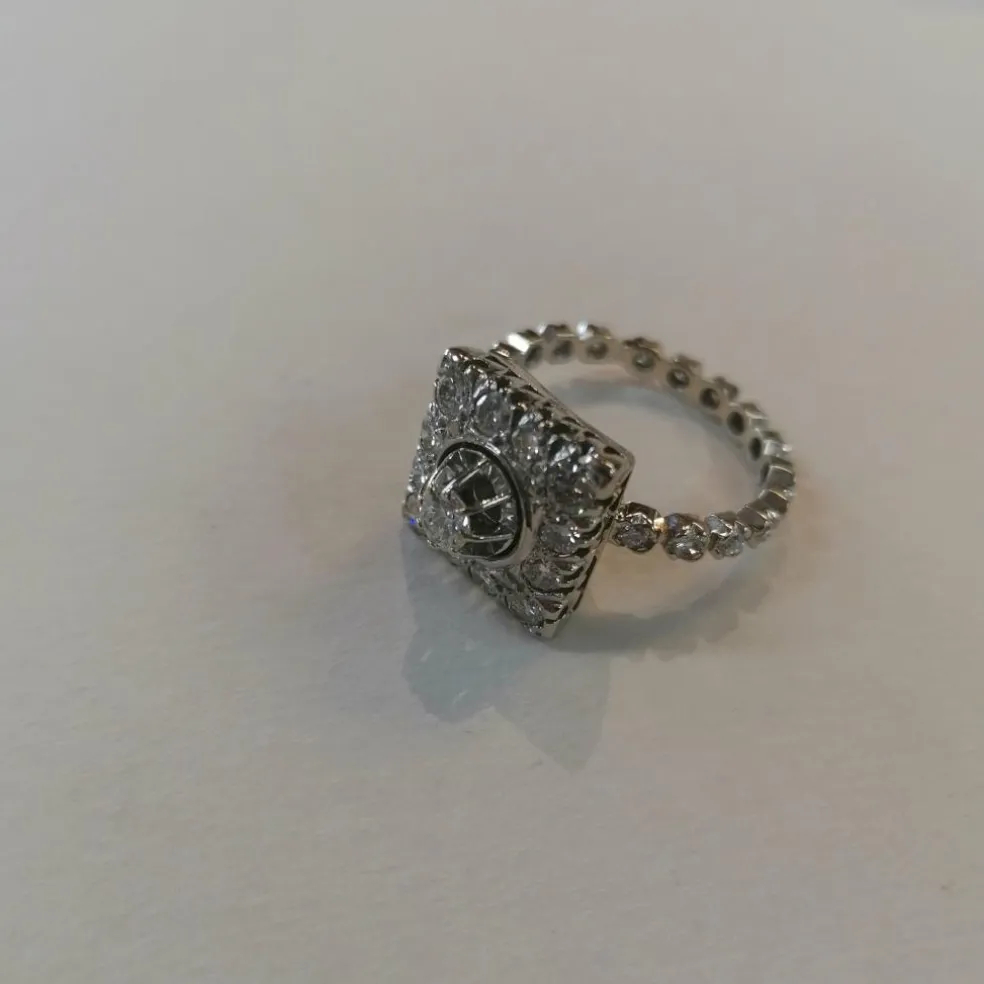 Bague Rétro diamants