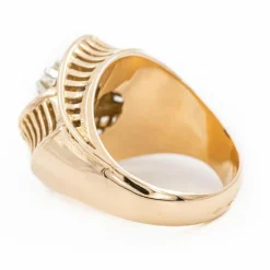 Bague Rétro Or jaune Diamant