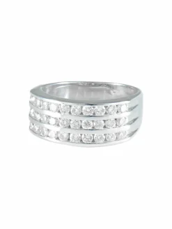 Bague Ruban Diamants
