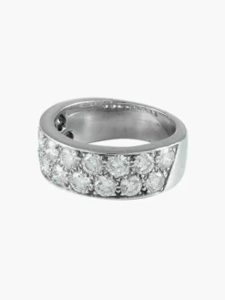 Bague Ruban Diamants