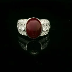 Bague Rubis Cabochon