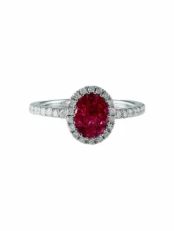 Bague Rubis calibrés