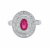Bague Rubis Diamants