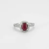 Bague Rubis Diamants