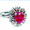Bague Rubis Diamants