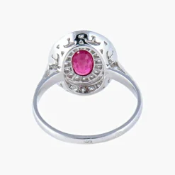 Bague Rubis Diamants