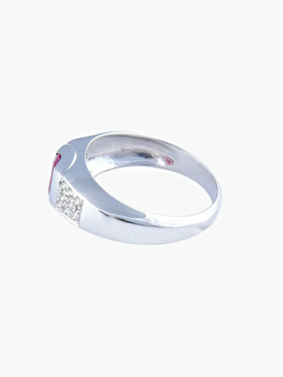 Bague Rubis Diamants