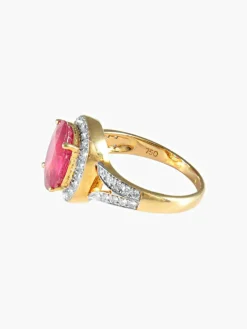 Bague Rubis Diamants