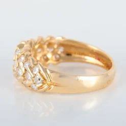 Bague Rubis Diamants