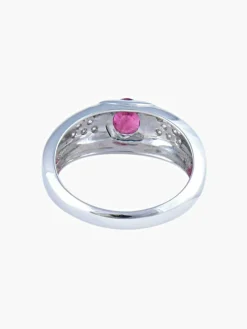 Bague Rubis Diamants