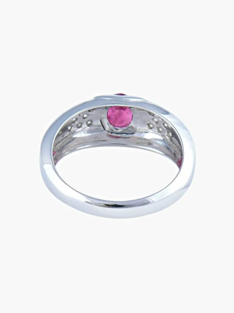Bague Rubis Diamants