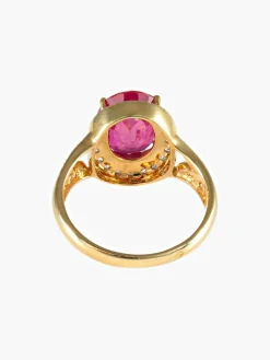 Bague Rubis Diamants