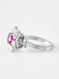 Bague Rubis Diamants