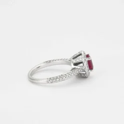 Bague Rubis Diamants
