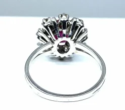 Bague Rubis Diamants