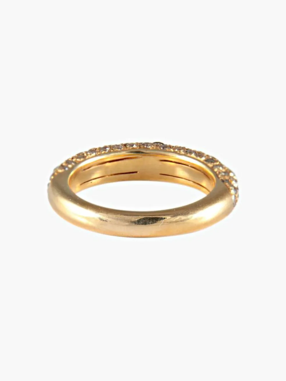 Bague Rubis Diamants champagne