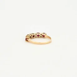 Bague rubis en or