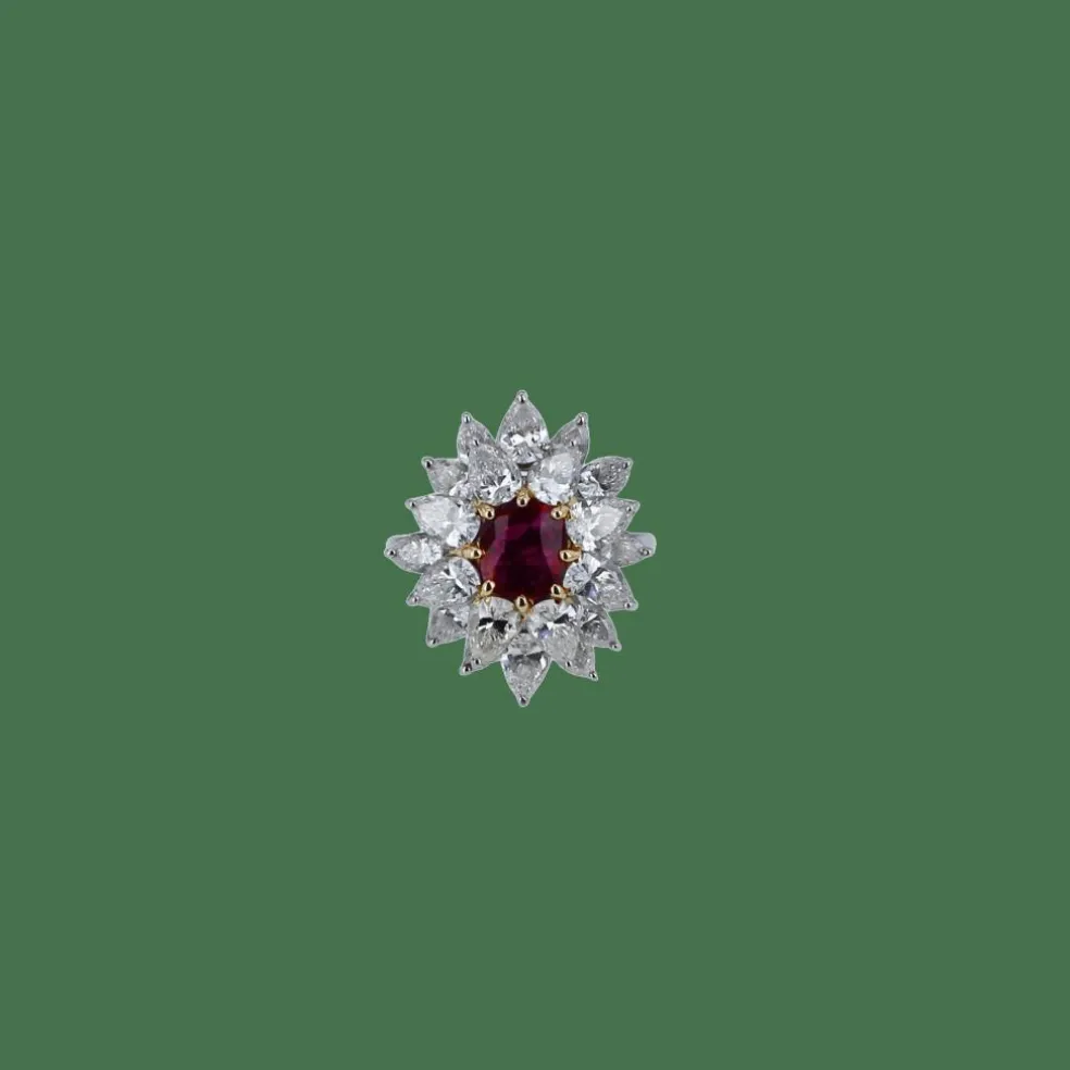 Bague Rubis et Diamant