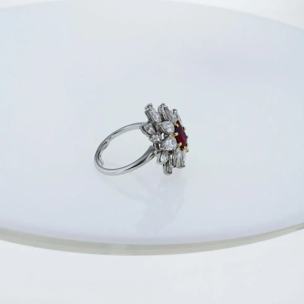 Bague Rubis et Diamant