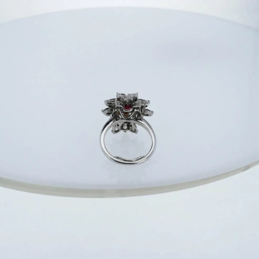 Bague Rubis et Diamant