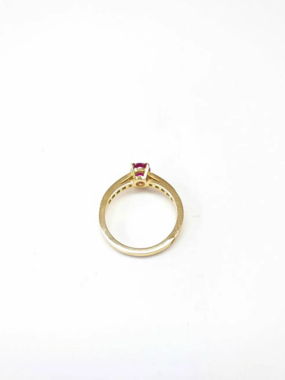 Bague rubis et diamant