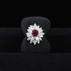 Bague Rubis et Diamant