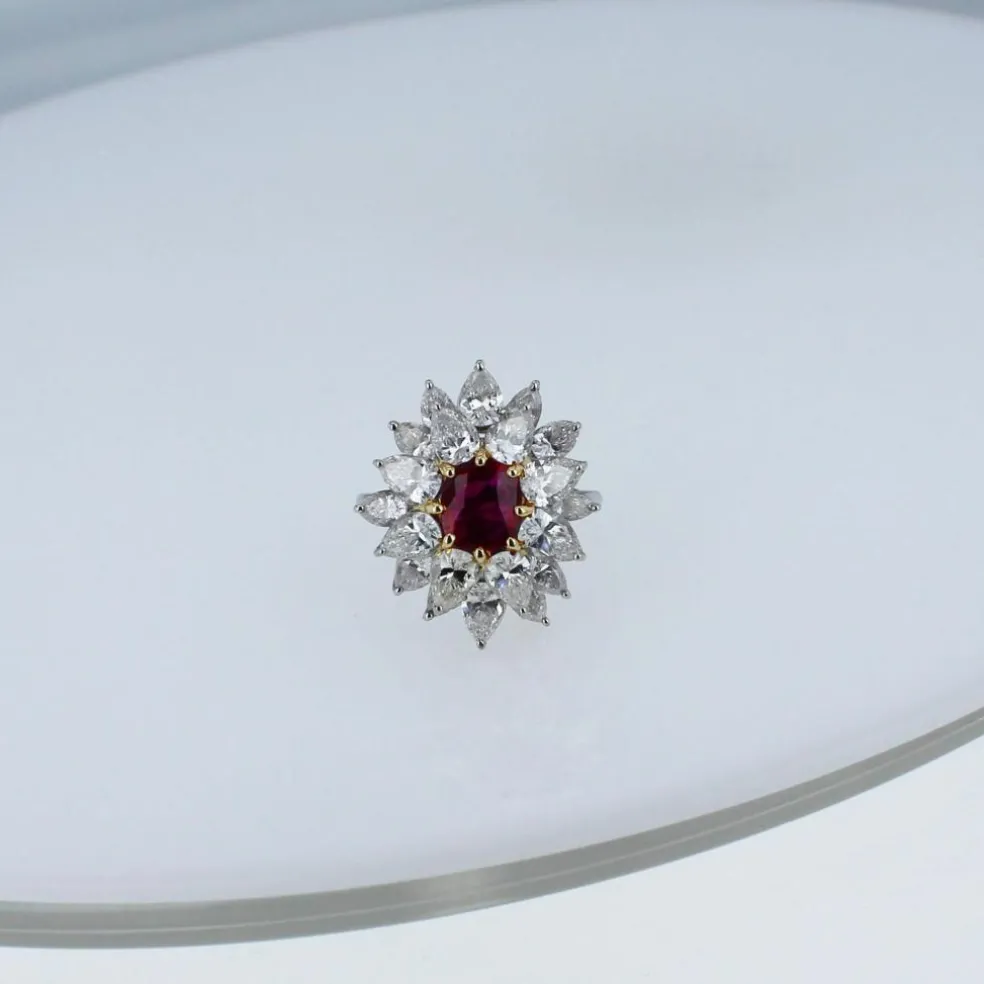 Bague Rubis et Diamant