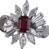 bague rubis et diamant fantaisie