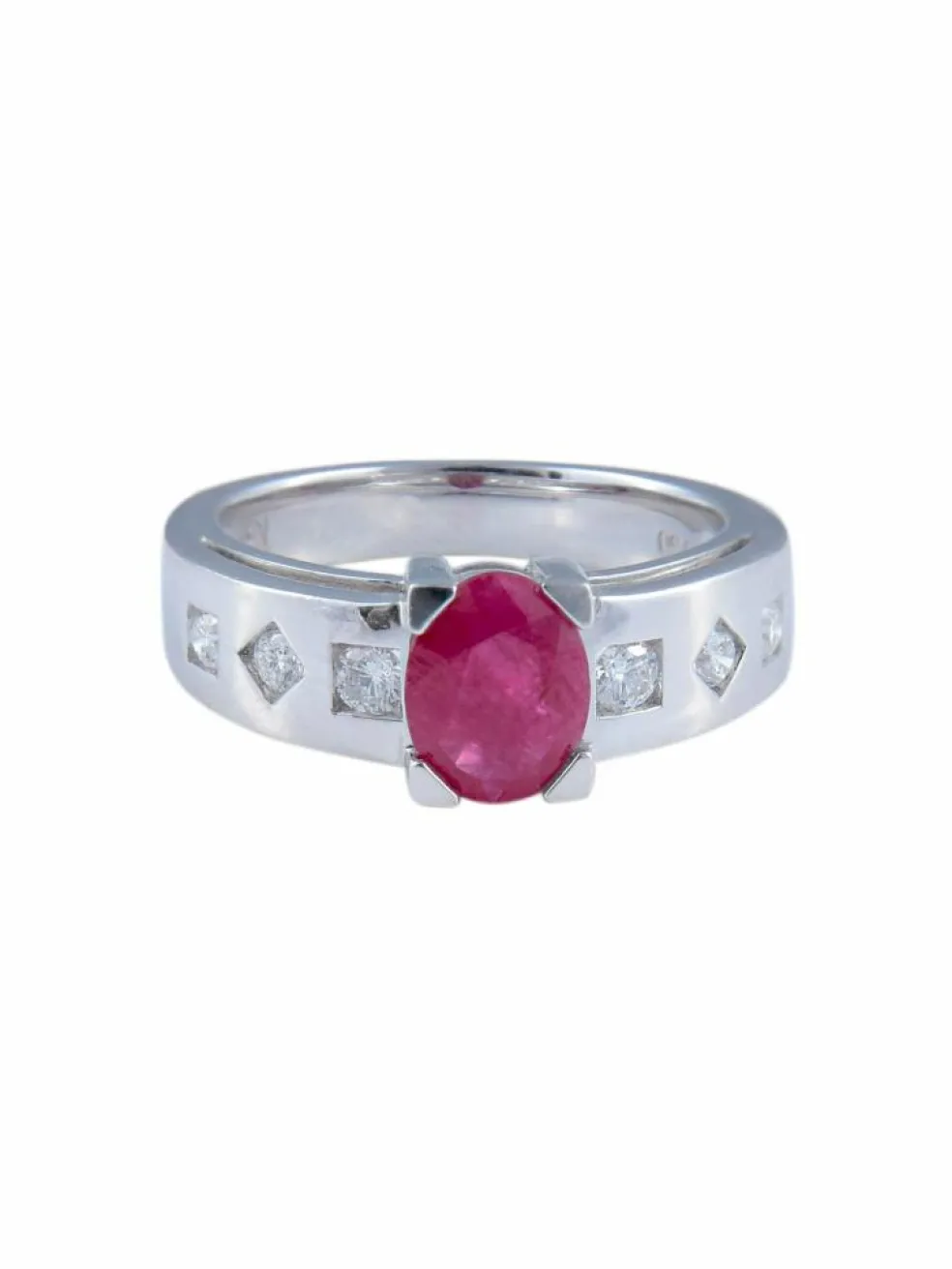 Bague Rubis et Diamants