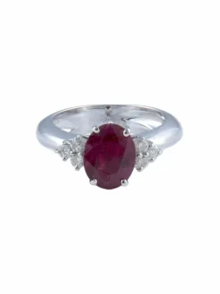 Bague Rubis et Diamants