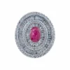 Bague Rubis et Diamants