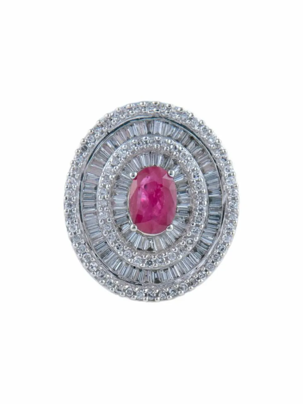 Bague Rubis et Diamants