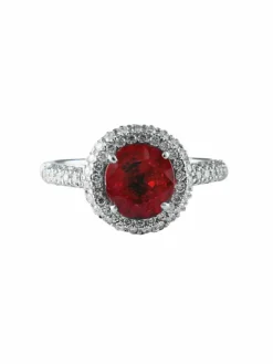 Bague Rubis et Diamants