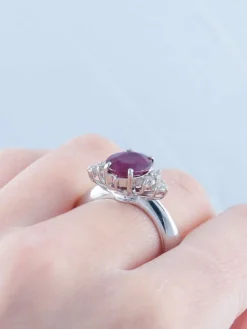 Bague Rubis et Diamants